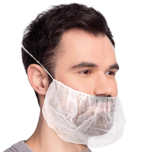 Beard nets inch white - nets,,