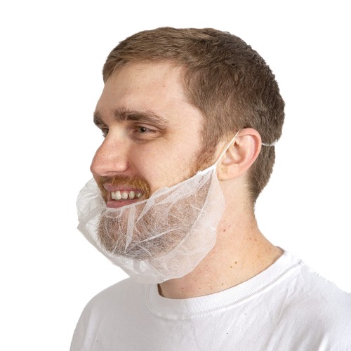 Beard nets white - beard,