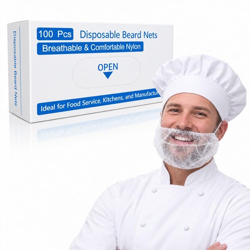 100 pcs disposable beard - pcs],