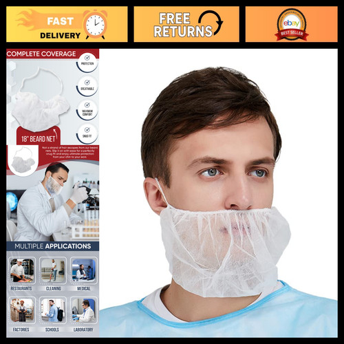 1000 disposable beard nets - 1000,